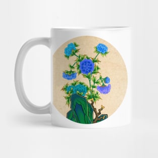 Minhwa: Peonies D Type Mug